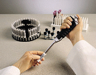 Sample handling photo